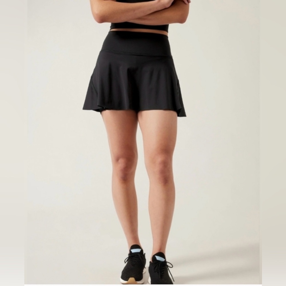 ATHLETA ACE TENNIS SKORT 13.5”. Size: 1X. BLACK
